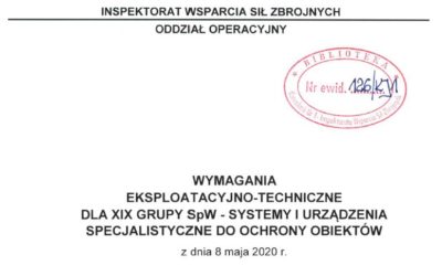 ZMIANY W STOSOWANIU NORM OBRONNYCH