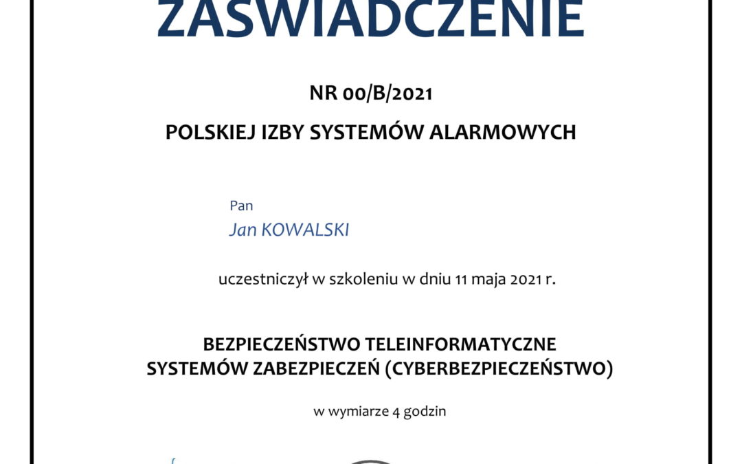 CYKL SZKOLENIA DLA CZŁONKÓW – CYBERBEZPIECZEŃSTWO