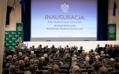 Dyrektor Biura PISA na uroczystej inauguracji roku akademickiego 2024/2025 Wydziału Elektroniki WAT